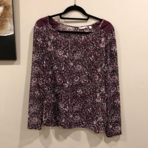 Burgundy Blouse